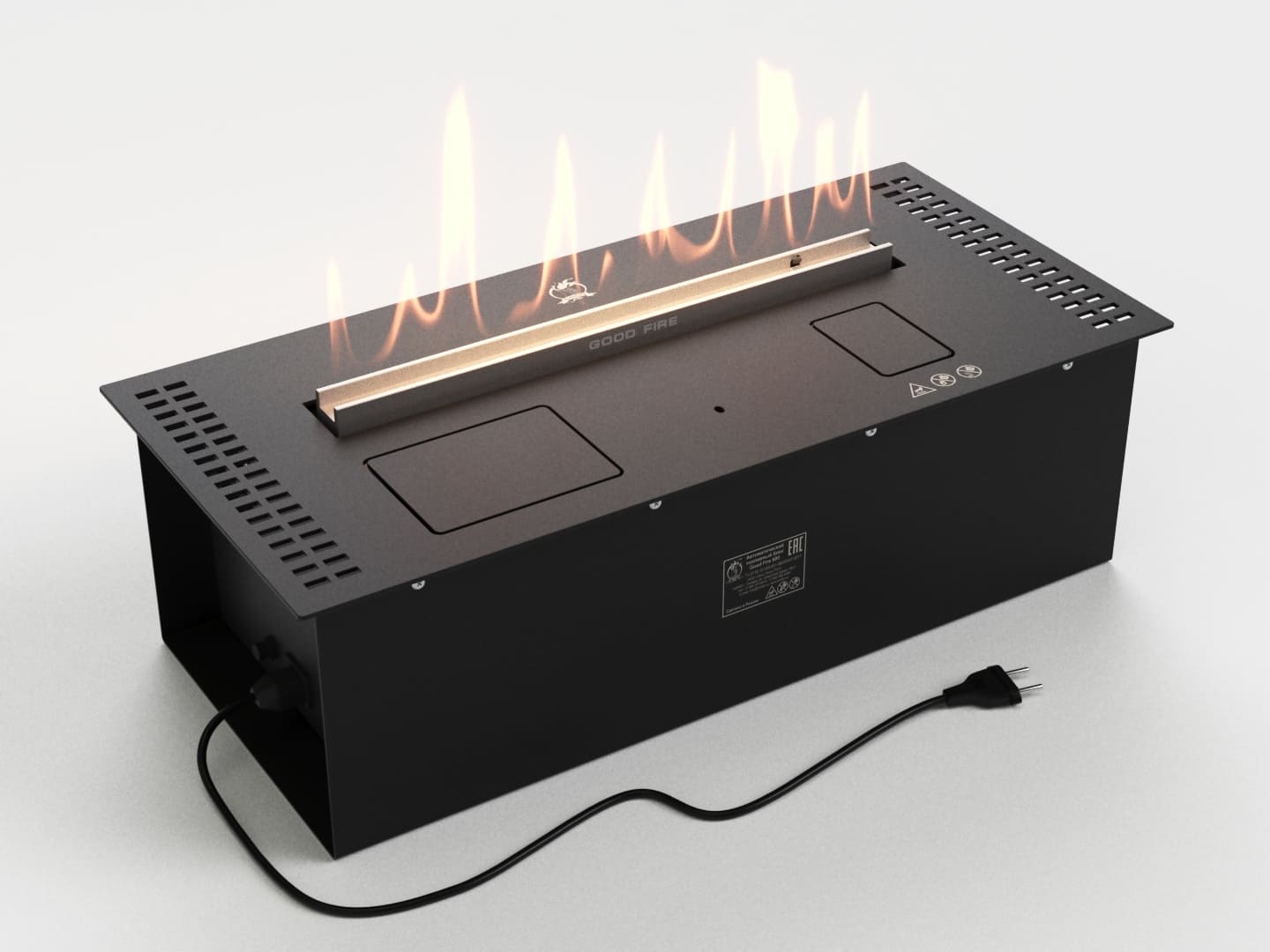 Автоматический биокамин Lux Fire Smart Flame 600 Black по цене 