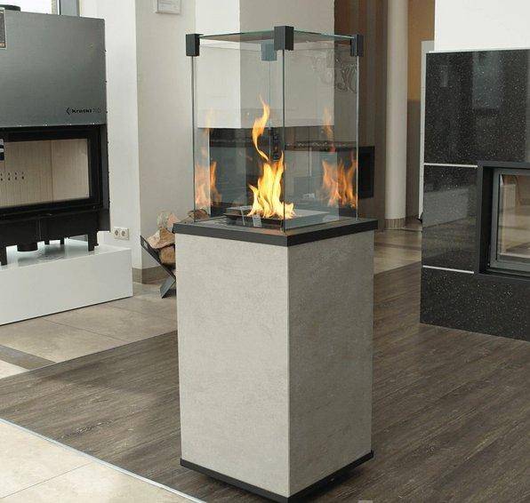 Газовый нагреватель Kratki PATIO/M/G31/37Mbar/Q/O/G, Oxide Grigio, с ручным управлением