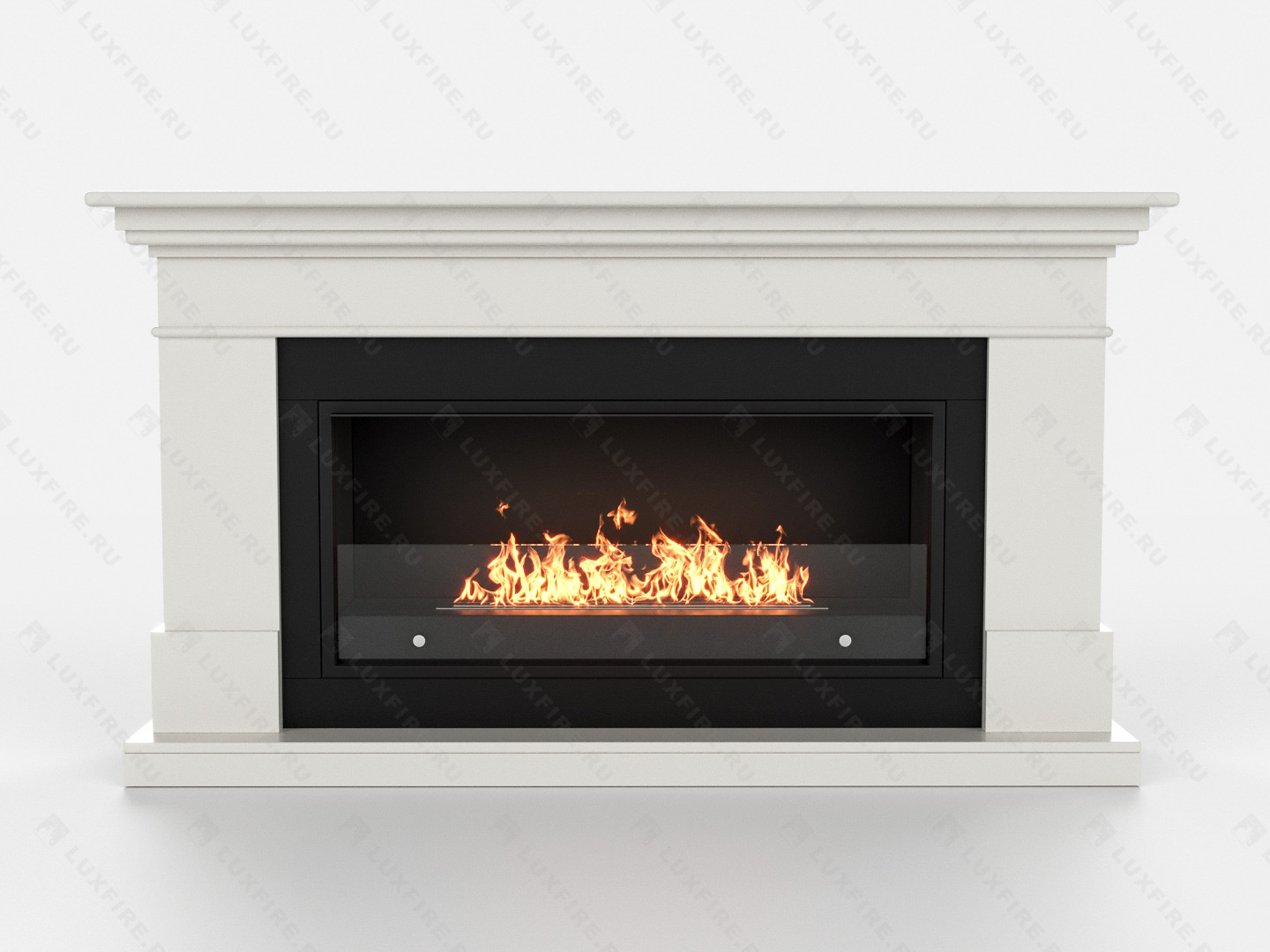 Биокамин Lux Fire с порталом Ангара 42, белый по цене 124 306 руб.
