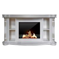 Биокамин в портале SteelHeat Romans, стекло, стемалит