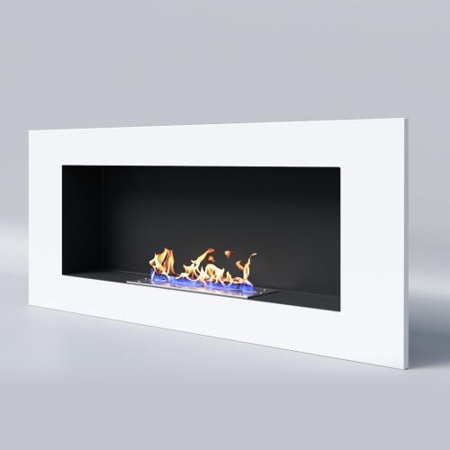 Биокамин "Русский огонь" Лайт Бланк 1200V с защитным стеклом