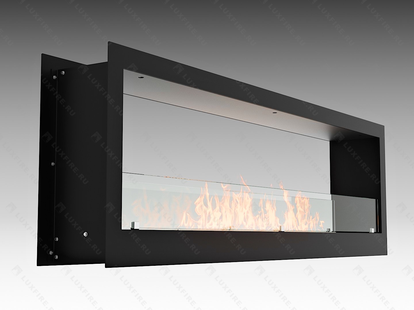 Встроенный биокамин Lux Fire Сквозной 1550 S по цене 81 840 руб.