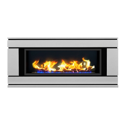 Биокамин в линейном портале "Русский огонь" Вега