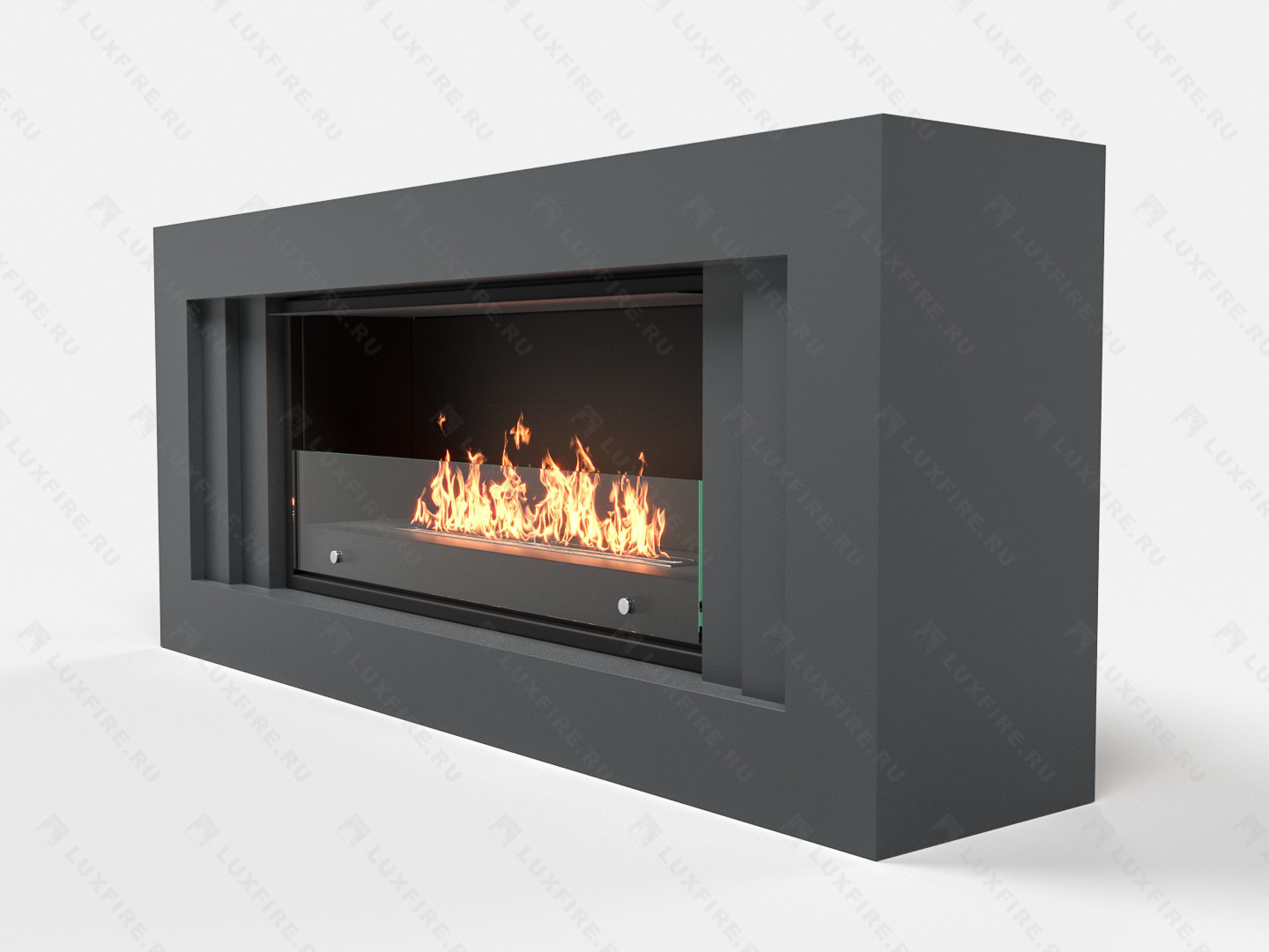 Биокамин Lux Fire с порталом Гринго 42, графит по цене 111 177 руб.