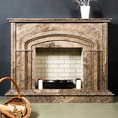 Биокамин Bioteplo Эдмонтон из мрамора