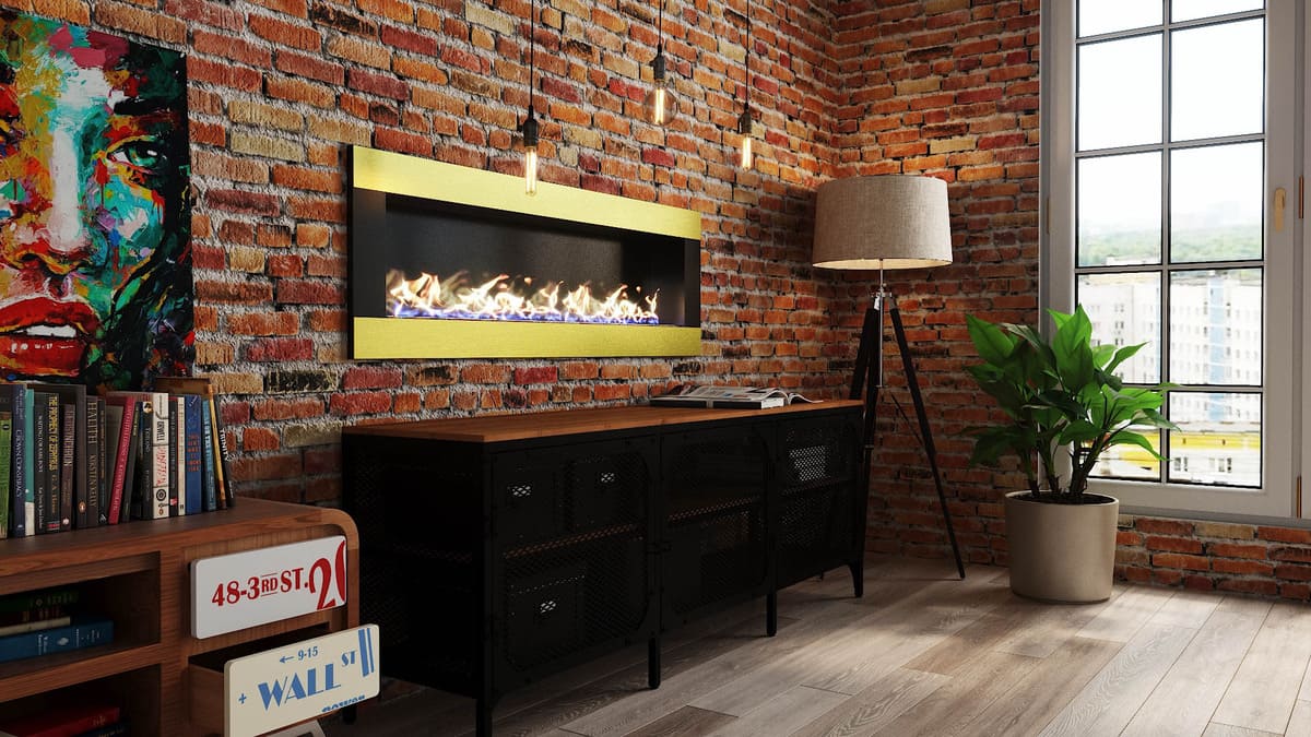 Биокамин "Русский огонь" Голд 1300V встраиваемый по цене 46 900 руб.