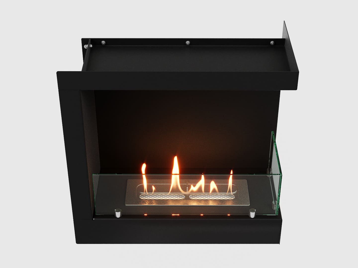 Встроенный биокамин Lux Fire Угловой 490 S (правый угол) по цене 35 090 руб.