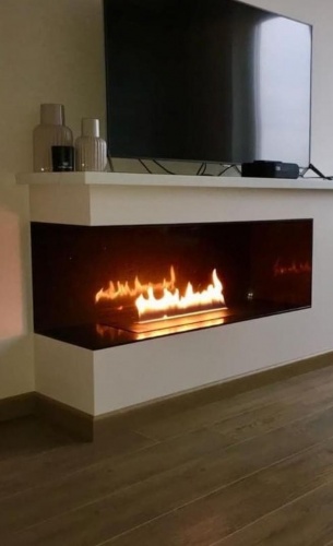 Встраиваемый угловой очаг 800 SappFire