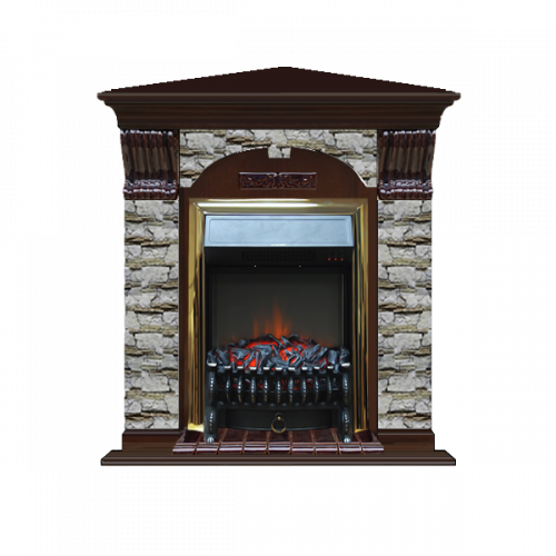 Арочный Алтай угловой (дуб)+Fobos Brass