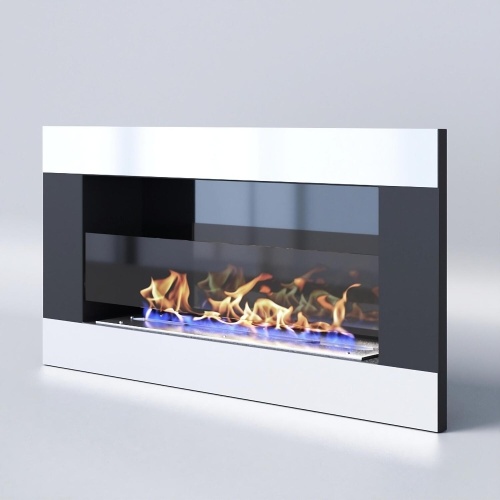 Биокамин "Русский огонь" Модерн 800V встраиваемый с защитным стеклом