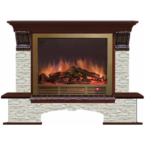 Бостон Грот однотонный Ш-33 (красное дерево)+Sharm 33 BR