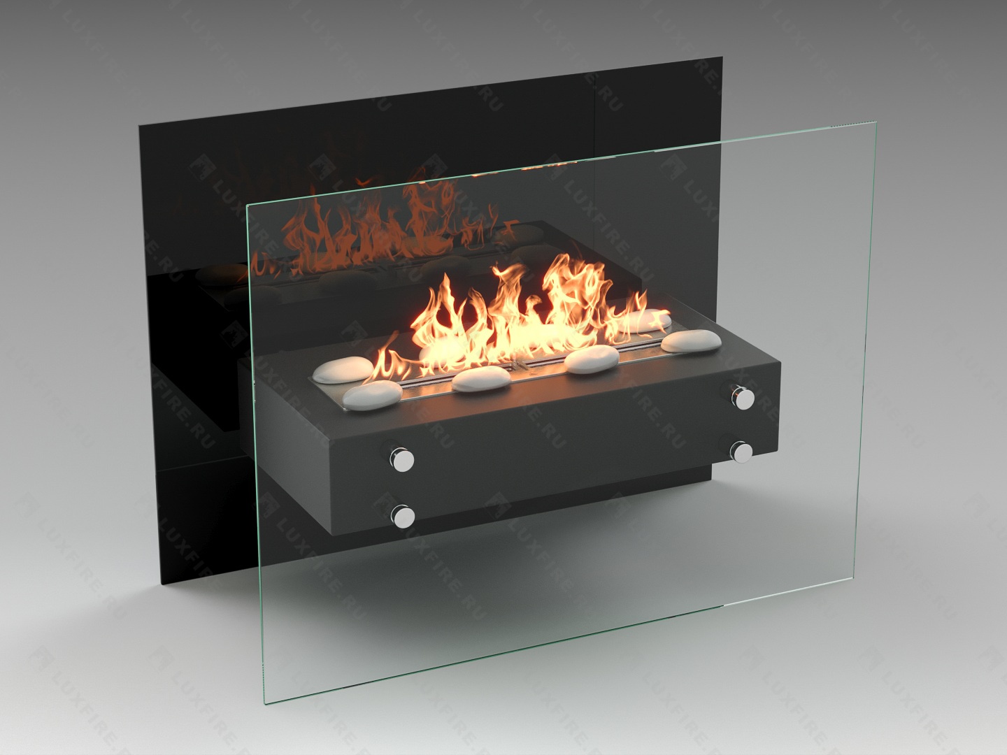 Напольный биокамин Lux Fire "Сенатор" 800