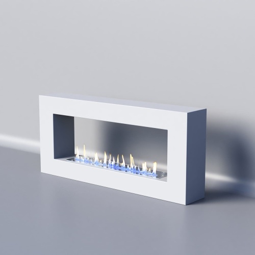 Биокамин "Русский огонь" Холл 900 настольный белый