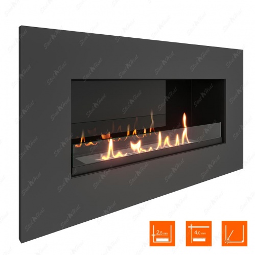 Биокамин SteelHeat GRAND 900 стекло + стемалит