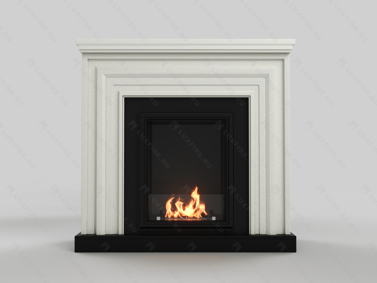 Биокамин Lux Fire с порталом Сокол 24, белый по цене 105 907 руб.