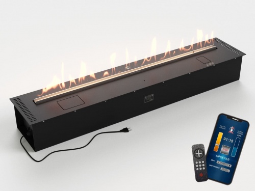 Автоматический биокамин Lux Fire Smart Flame 1400 RC Black