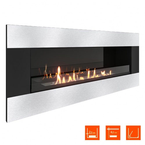 Биокамин SteelHeat GRAND-H 1200 стекло + стемалит