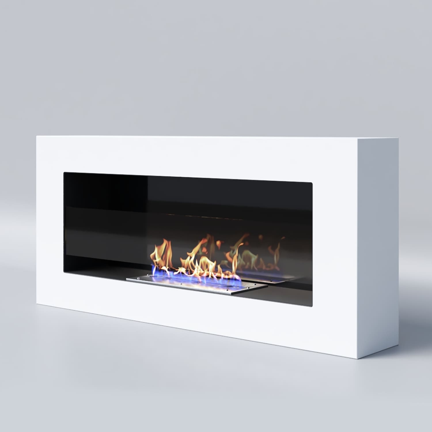 Биокамин "Русский огонь" Лайт Бланк 900N с защитным стеклом по цене 23 350 руб.