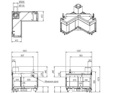 Газовый камин Faber Respect IC