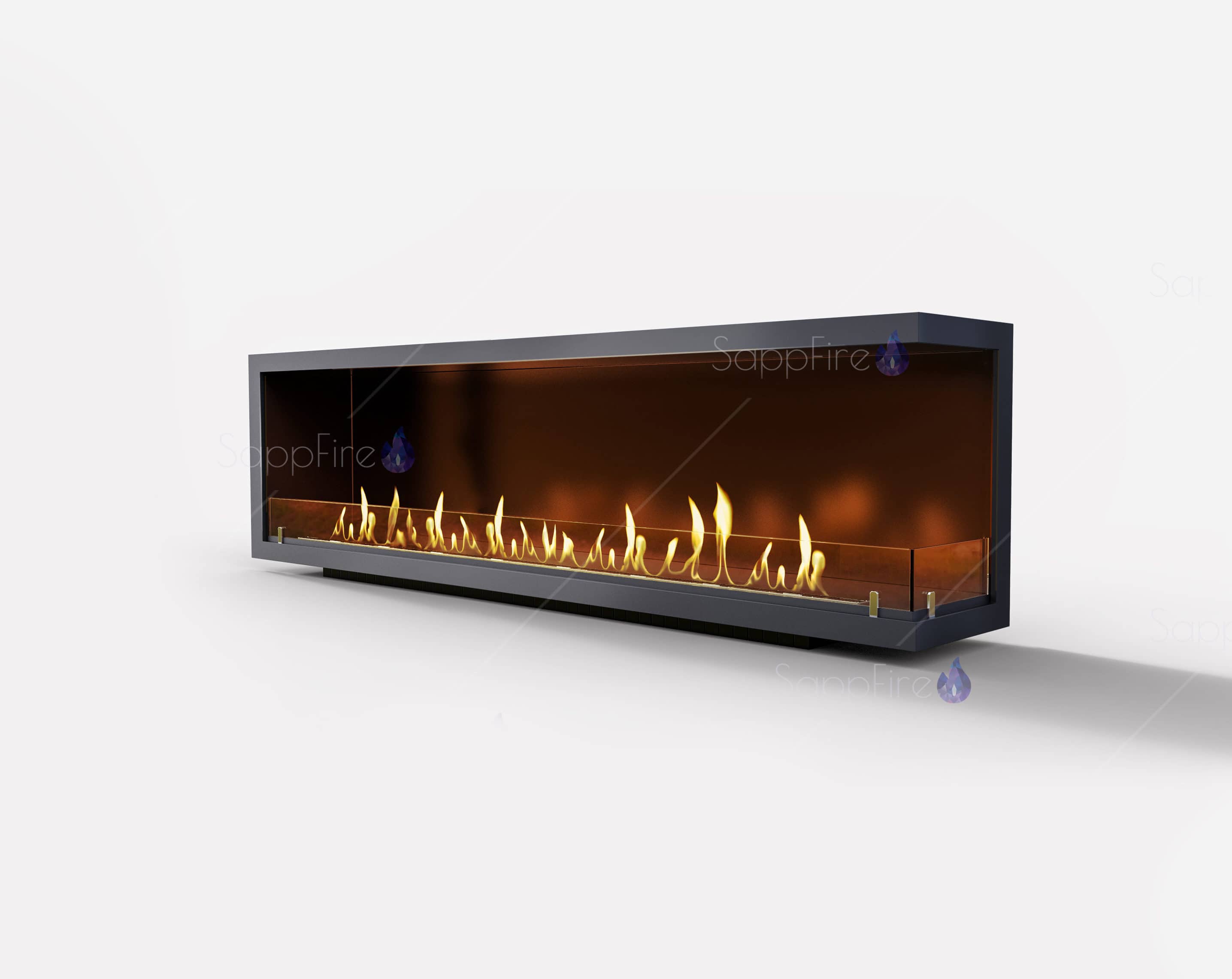 Встраиваемый угловой очаг 2000 SappFire по цене 65 400 руб.