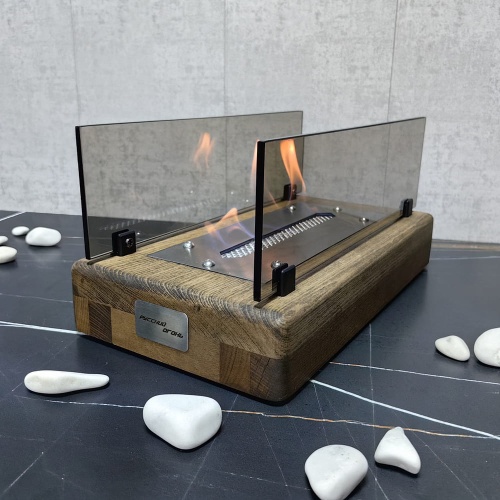 Биокамин "Русский огонь" Heaven Light Oak настольный