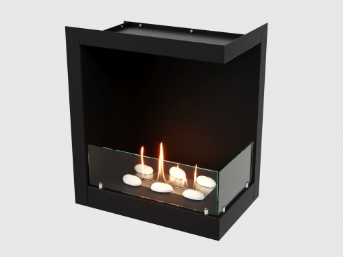 Встроенный биокамин Lux Fire Угловой 555 М (правый угол)