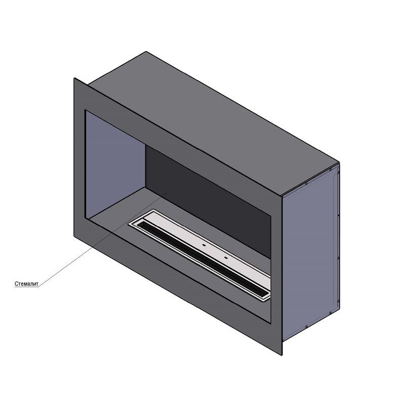 Встраиваемый очаг BioKer/DP design Стандарт 630х948х300 мм по цене 106 600 руб.