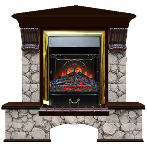 Бостон К Карелия угловой (дуб)+Majestic Brass