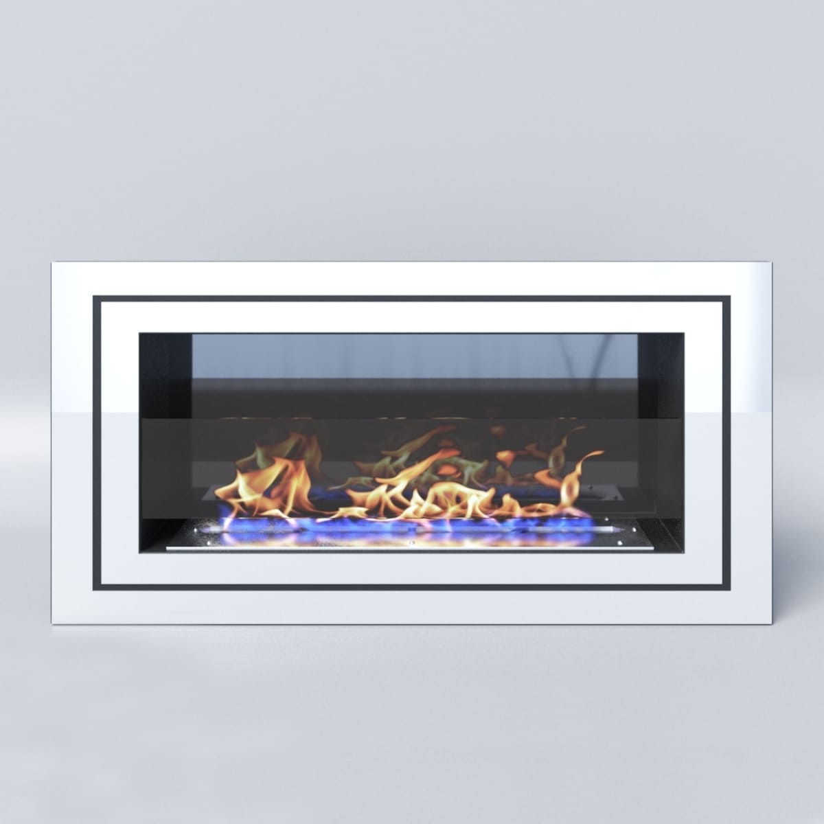 Биокамин "Русский огонь" Стенли 800V встраиваемый с защитным стеклом по цене 34 850 руб.