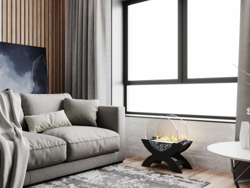 Биокамин "Русский огонь" Император черный