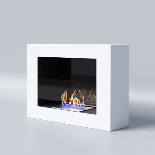 Биокамин "Русский огонь" Лайт Бланк 550N с защитным стеклом