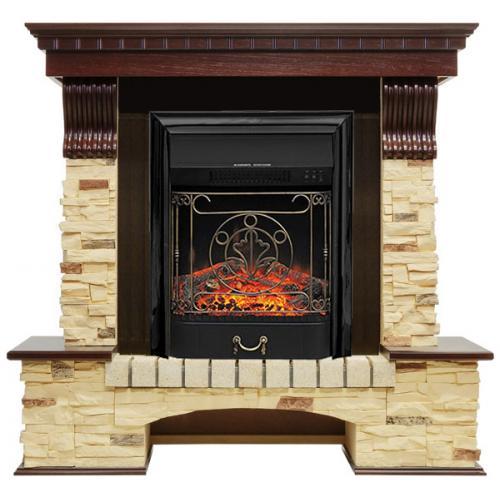 Pierre Luxe сланец (темный дуб)+Majestic FX Black