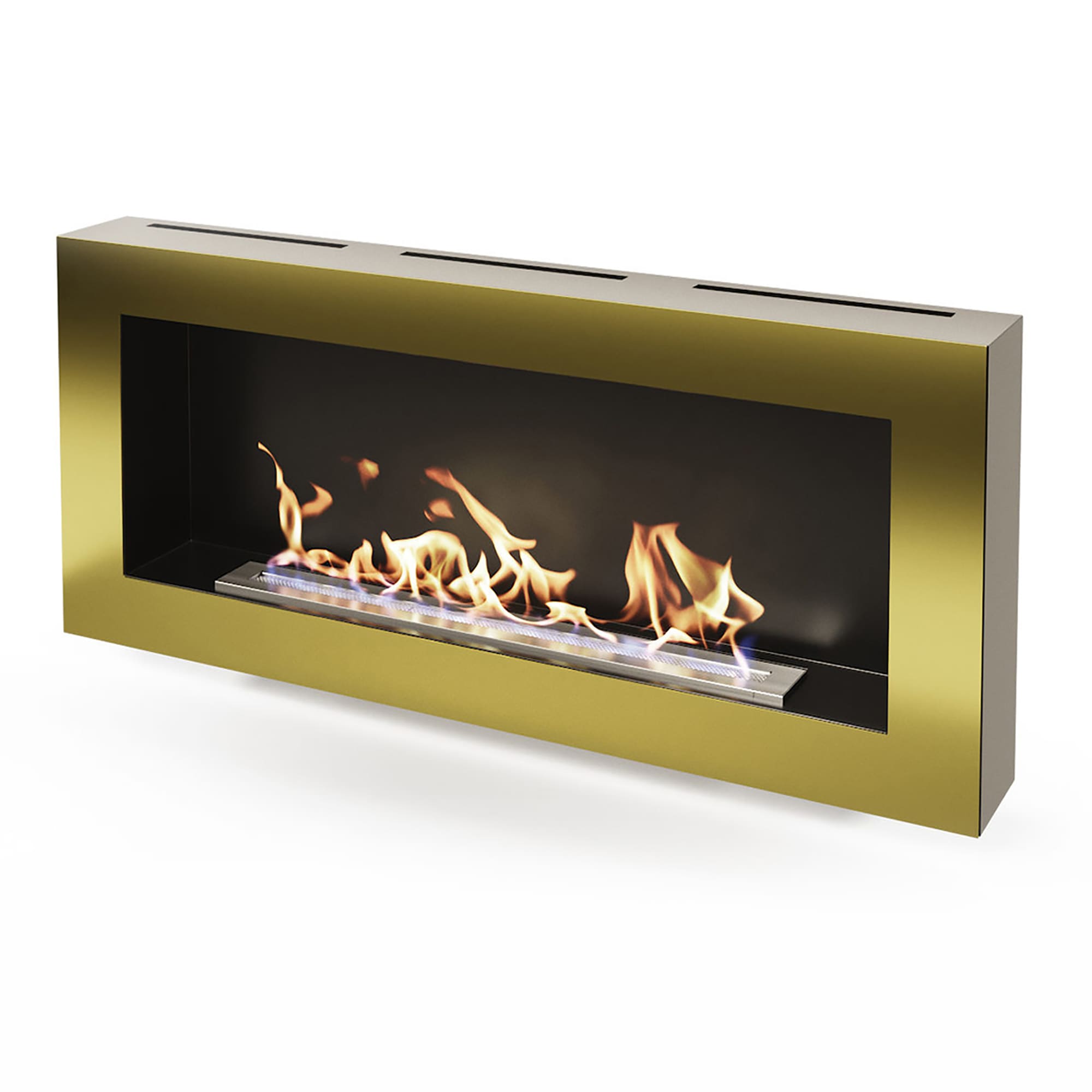 Биокамин "Русский огонь" Барокко 1100N настенный с защитным и декоративным стеклом по цене 52 100 руб.