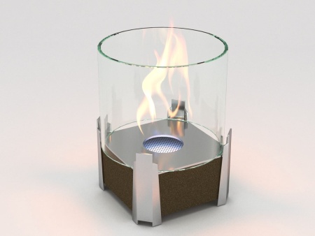 Настольный биокамин Lux Fire "Рондо" S Бронза по цене 12 760 руб.