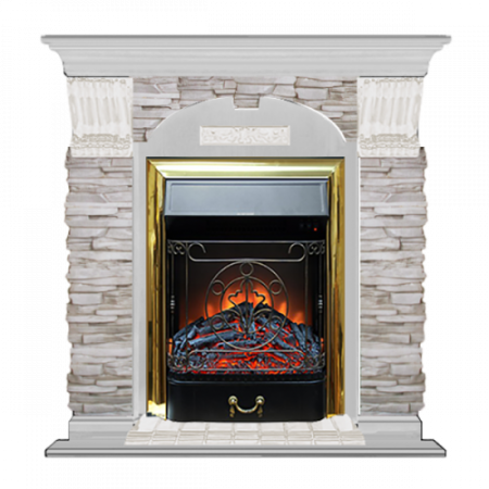 Арочный Мисхор (беленый дуб)+Majestic Brass