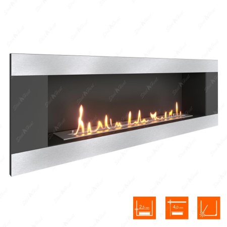 Биокамин SteelHeat LONG-H 1200 XL по цене 40 144 руб.