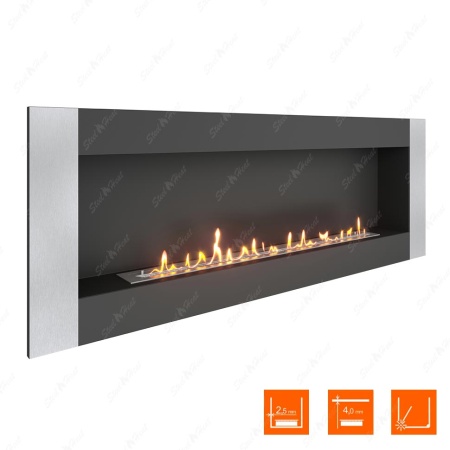 Биокамин SteelHeat GRAND-V 1800 XL по цене 69 700 руб.