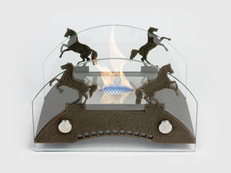 Настольный биокамин Lux Fire "Графский мост" S Бронза по цене 14 641 руб.