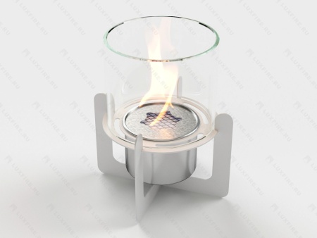 Настольный биокамин Lux Fire "Омега" (белый) по цене 9 196 руб.