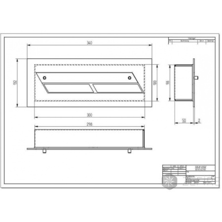 Прямоугольный контейнер ZeFire 350 по цене 8 600 руб.