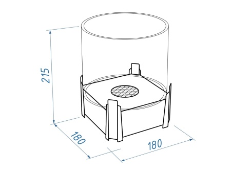 Настольный биокамин Lux Fire Зодиак "Козерог" Белый по цене 15 000 руб.
