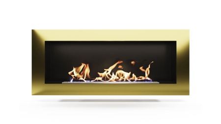 Биокамин "Русский огонь" Барокко 1500N настенный с защитным стеклом по цене 65 400 руб.